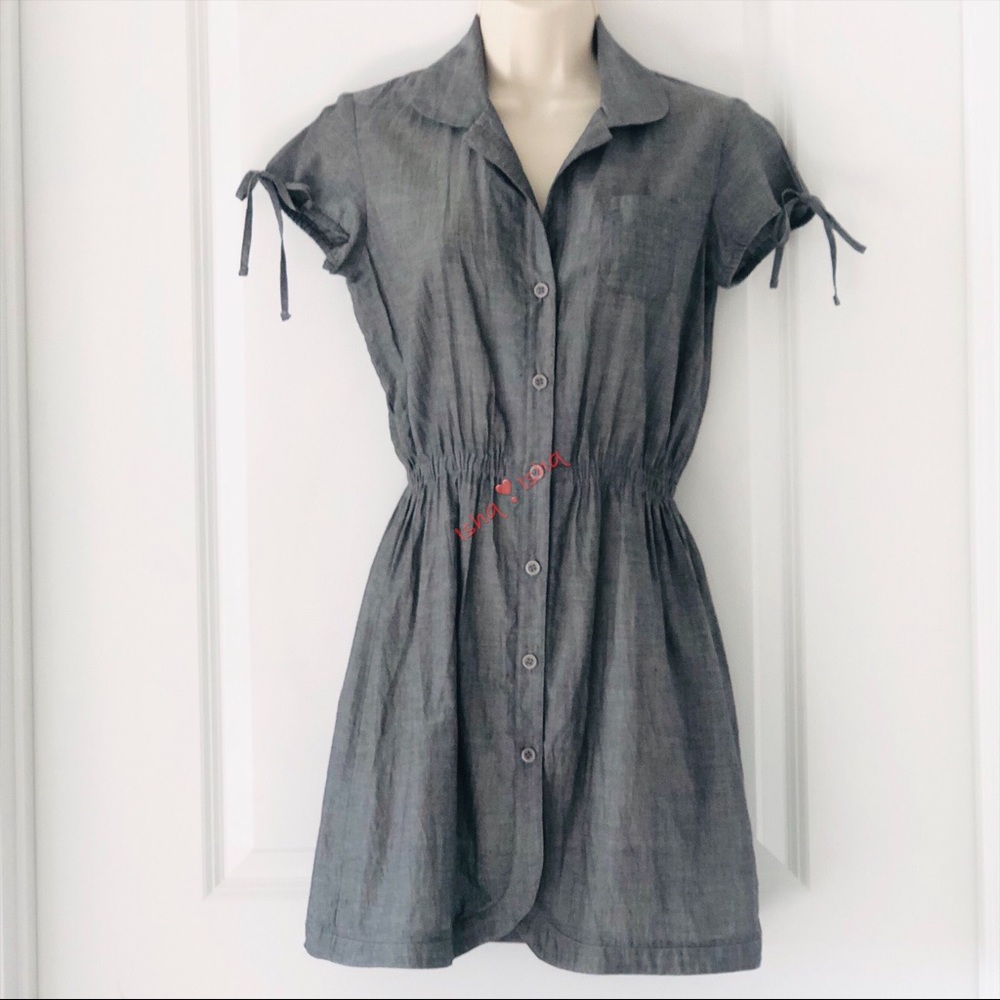 Willow & Clay Shirt Dress, Cap Sleeves, XS